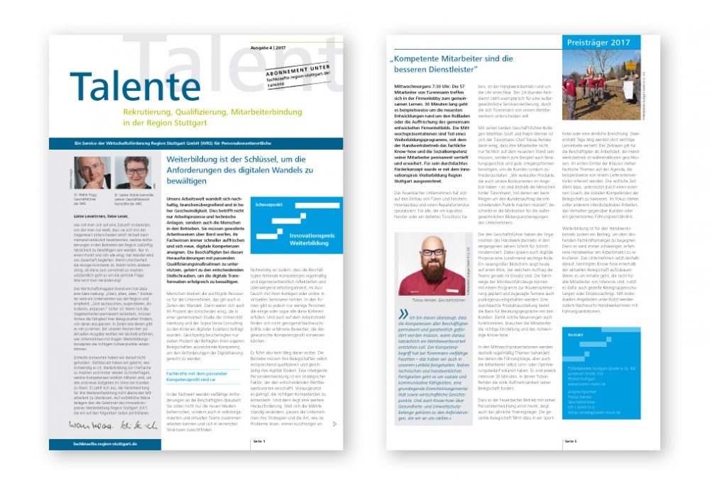 Talente finden und fördern